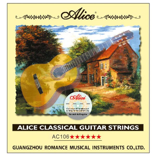 Alice AC106 Clear Nylon Classical Guitar Strings