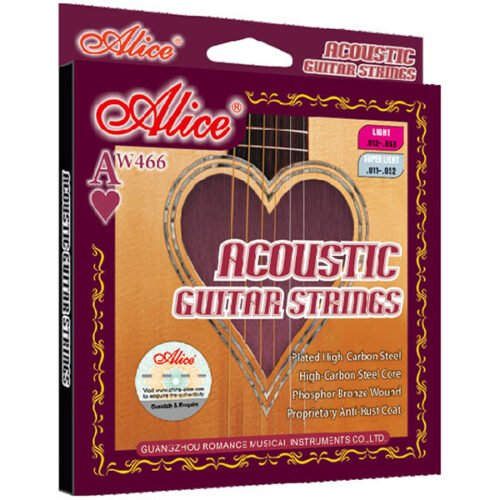 Alice AW466 High Carbon Anti-Rust Acoustic Guitar strings