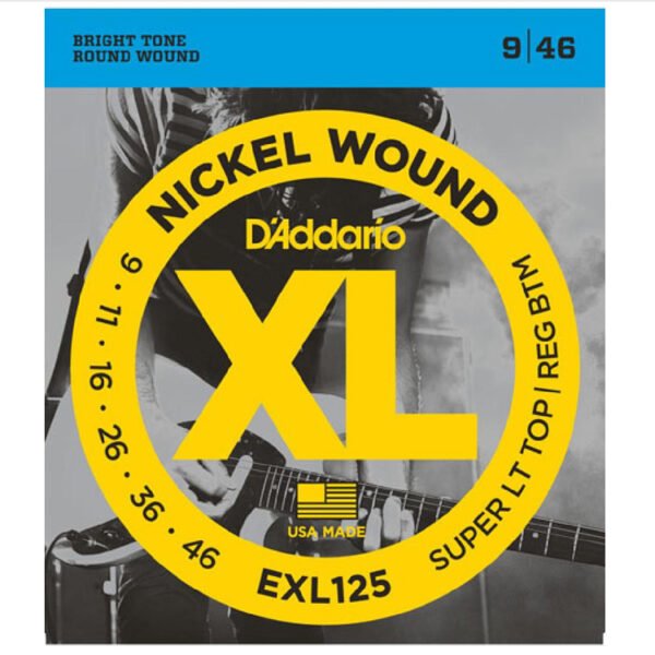 D’Addario EXL125 Super Light Top/Regular Bottom