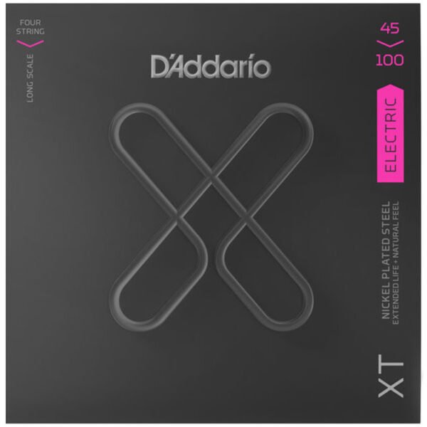 D’Addario XTB45100 Nickel Plated Steel Long Scale