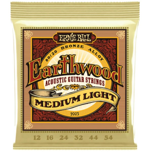 Ernie Ball 2003 Medium Light Earthwood 80/20 Bronze