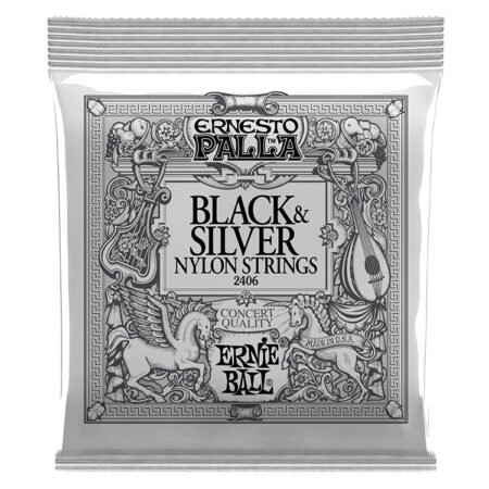 Ernie Ball 2406 Ernesto Palla Nylon Black & Silver