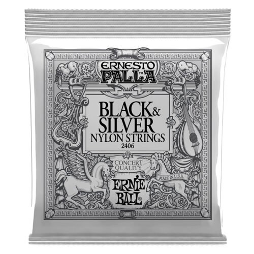 Ernie Ball 2406 Ernesto Palla Nylon Black & Silver