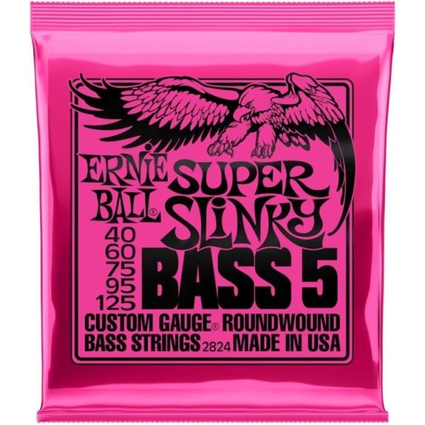 Ernie Ball 2824 5-String Super Slinky Bass Guitar Strings