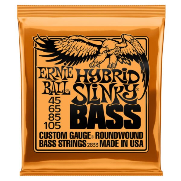 Ernie Ball 2833 Hybrid Slinky Round Wound Bass Strings