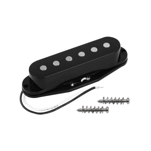 Fleor Single Coil Electric Guitar Pickup Black/White