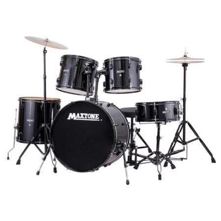 Maxtone Drum Set Black/Wine Red