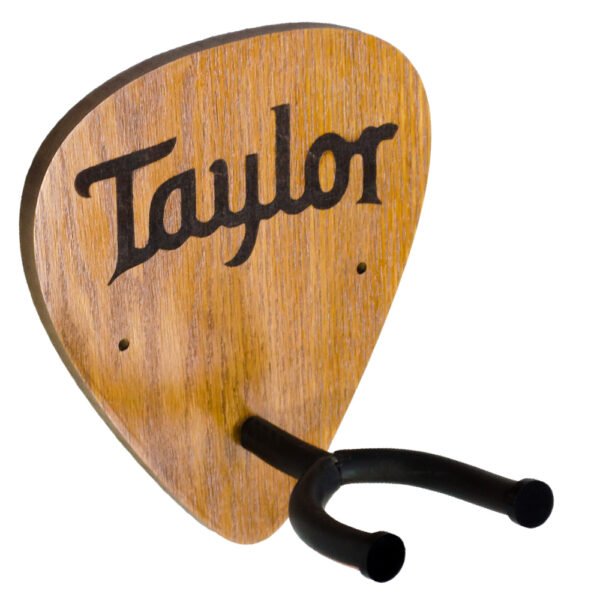 Premium Solid Wood Guitar Wall Hanger Plectrum Style