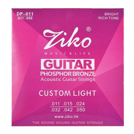 Ziko Phosphor Bronze 11-50 Custom Light