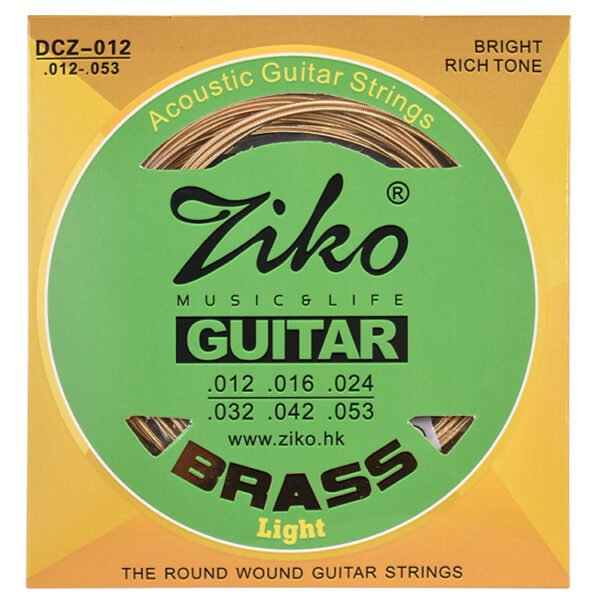 Ziko BRASS 12-53 Light Acoustic Guitar Strings