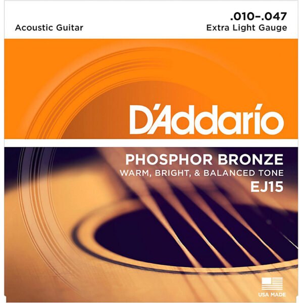 D’Addario EJ26 Phosphor Bronze strings