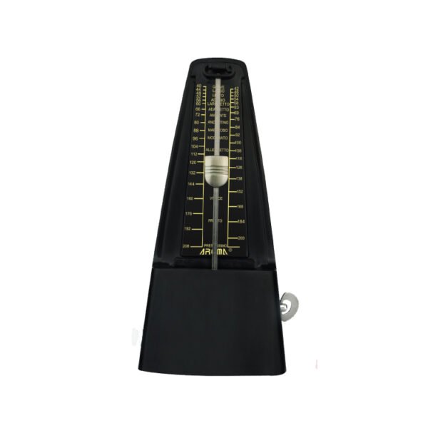 Aroma AM707 Mechanical Metronome (gloss black plastic)
