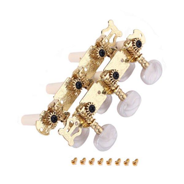 Alice Classical / Nylon / Spanish Guitar Peg Tuners Set (Golden)