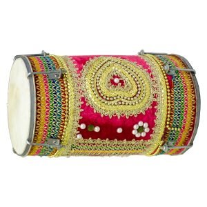 Dholki with Floral Work