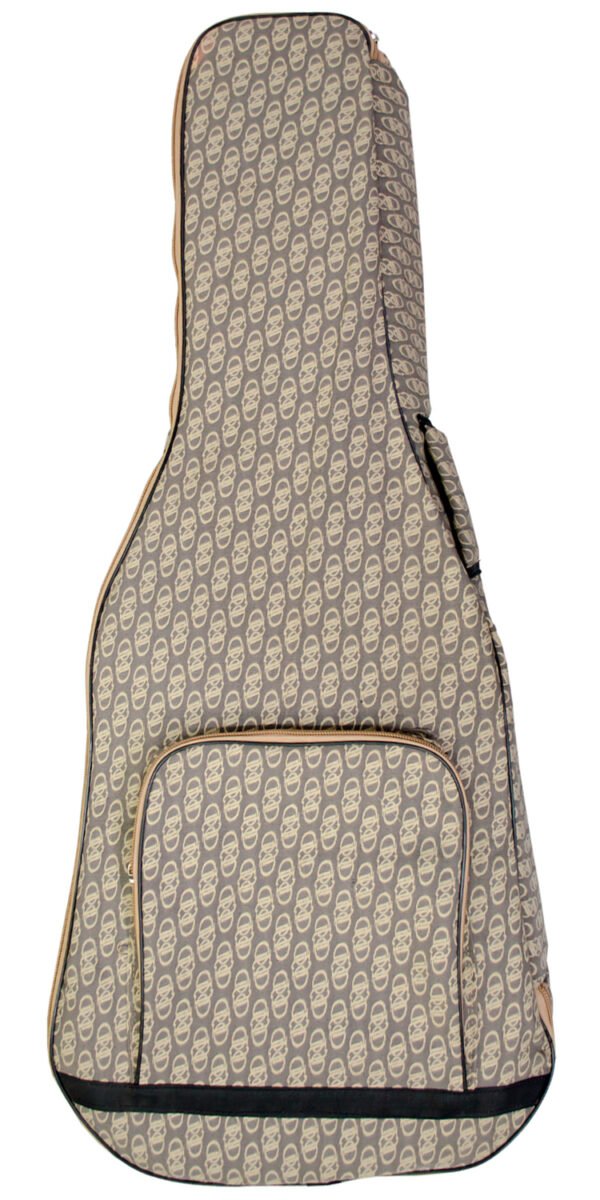 Acoustic Guitar Gig Bag Dark Brown with Pattern