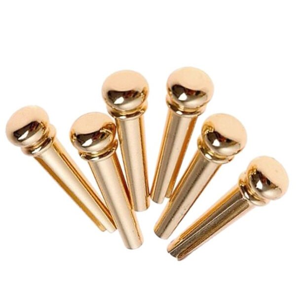 Bridge Pins for Acoustic Guitar – Brass