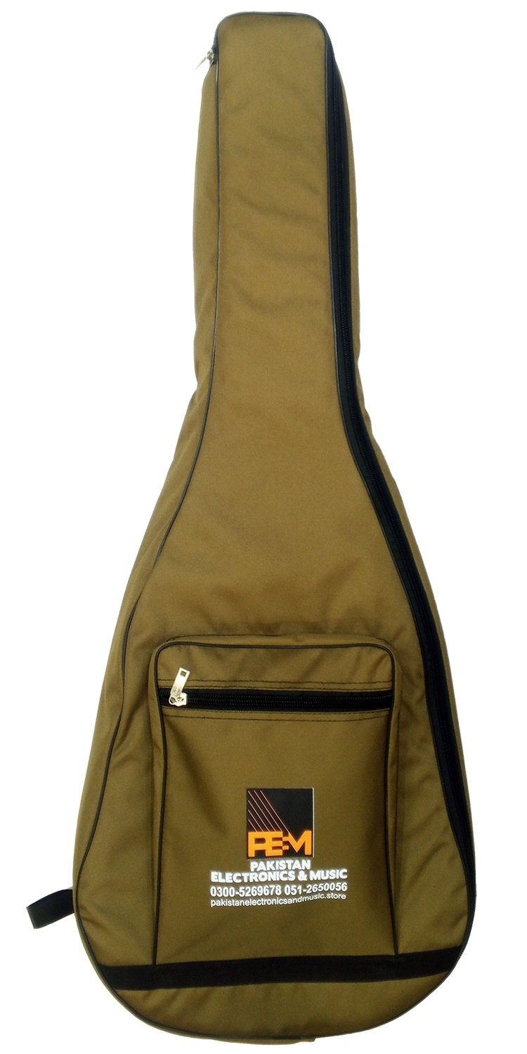 Acoustic Guitar Gig Bag Cotton Brown