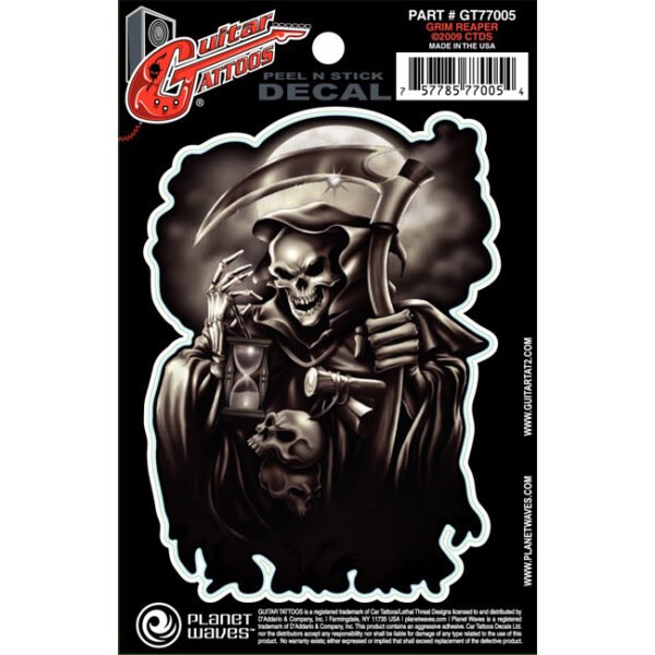 Planet Waves GT77005 Guitar Tattoo – Grim Reaper