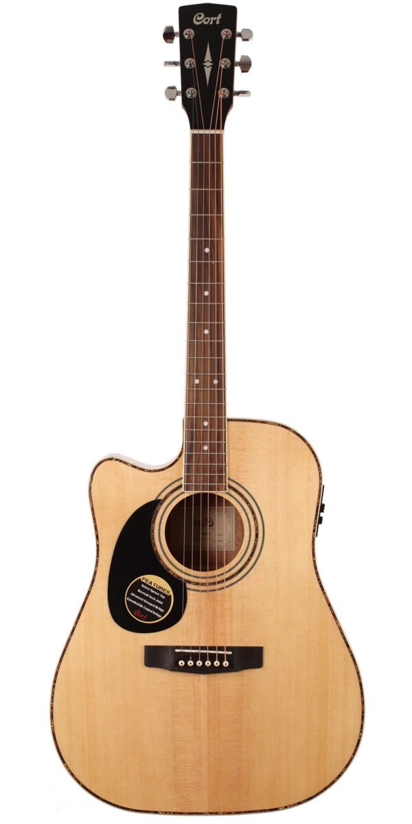 Cort AD880CE Natural Satin Left Acoustic Electric