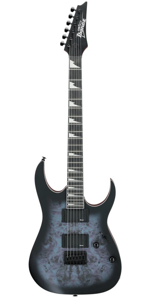 Ibanez GRG121PAR Electric Guitar – Brown Black Burst Flat