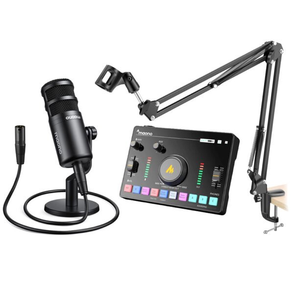 Maono PD100-AMC2 Neo Studio Recording & Podcasting Bundle