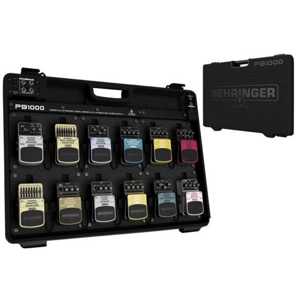 Behringer PB1000 Pedalboard with Power Supply & Patch Cables