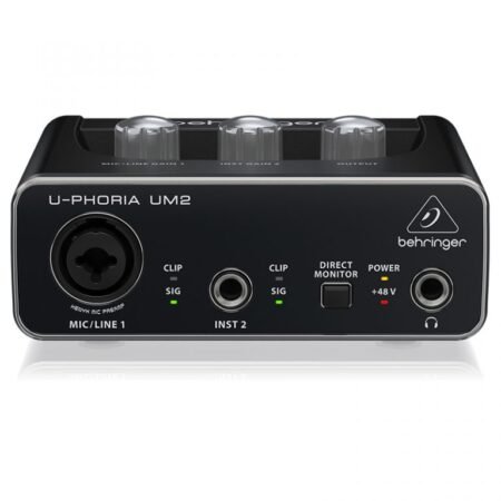 Behringer U-Phoria UM2 (2-channel USB Audio Interface)
