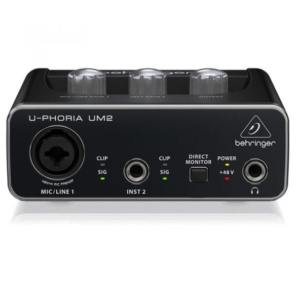Behringer U-Phoria UM2 (2-channel USB Audio Interface)