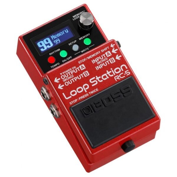 Boss RC-5 Loop Station (13-hour Stereo Looper with Drums)