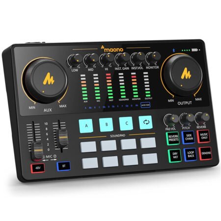 Maono Maonocaster AME2 (10-Channel Podcast mixer)