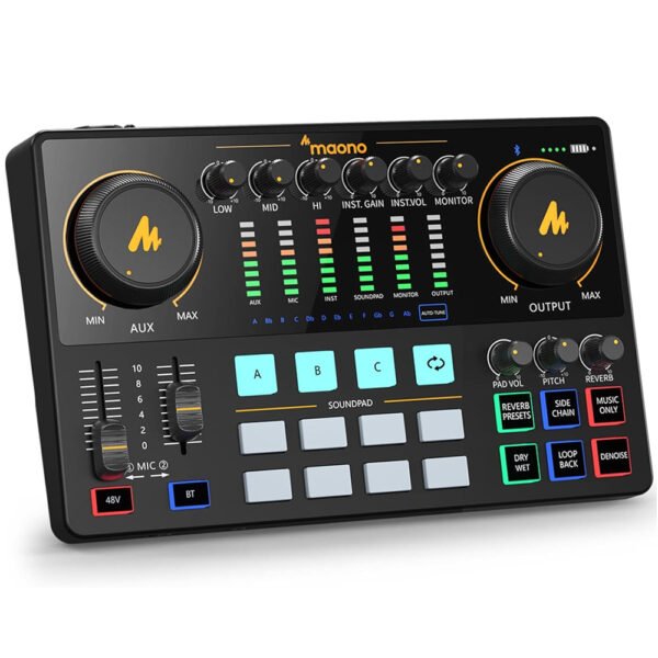 Maono Maonocaster AME2 (10-Channel Podcast mixer)