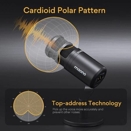 Maono PD100 Podcast Dynamic XLR Microphone Kit - Image 4