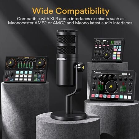 Maono PD100 Podcast Dynamic XLR Microphone Kit - Image 2