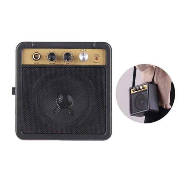 Portable Mini Guitar Amp with Gain, Headphones out & 9V Battery - Image 2