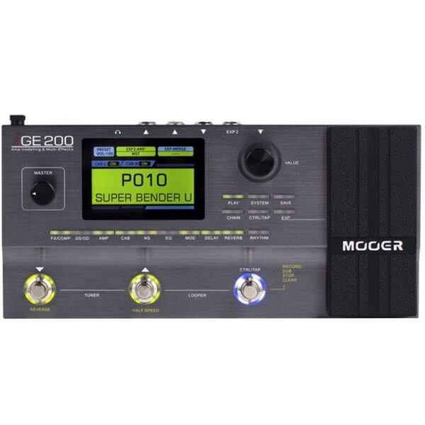 MOOER GE200 Multi-Effects Processor (GE200 houses 55)
