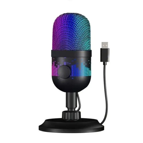 USB Condenser Microphone RGB (Plug & Play)