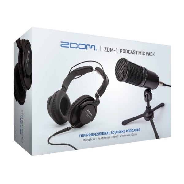 Zoom ZDM-1 Podcast Microphone Pack (Broadcast-quality)