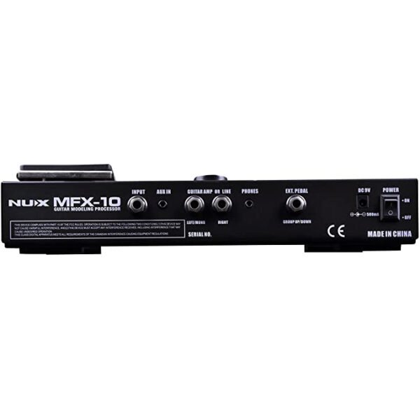NUX MFX-10 Multi-Effects Processor (Guitar Amps) - Image 2