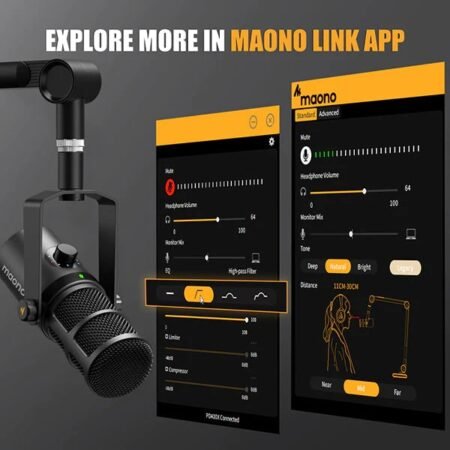 Maono PD400X USB/XLR Dynamic Microphone - Image 5