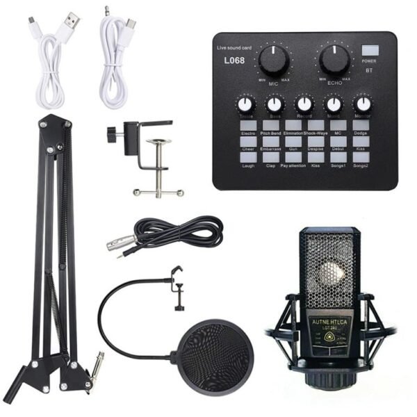 LGT240 Condenser Mic with L068 Mixer Sound Card Kit