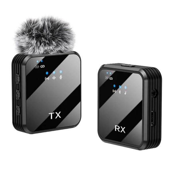 Wireless Lapel Lavalier Microphone Rechargeable Type-C
