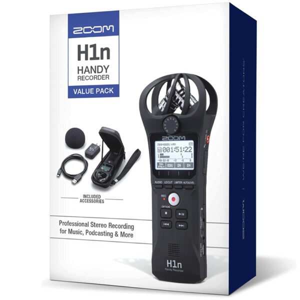 Zoom H1n-VP Handy Recorder Pack (Onboard Stereo)