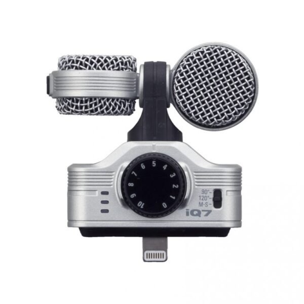 Zoom iQ7 Rotating Mid Side Stereo Mic for iOS