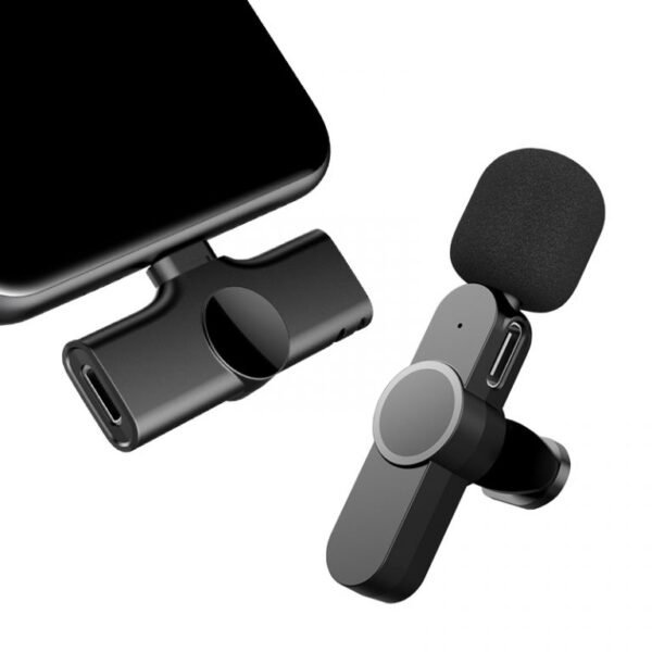 K8 Wireless Lavalier Collar Microphone C-Type & iPhone - Image 3