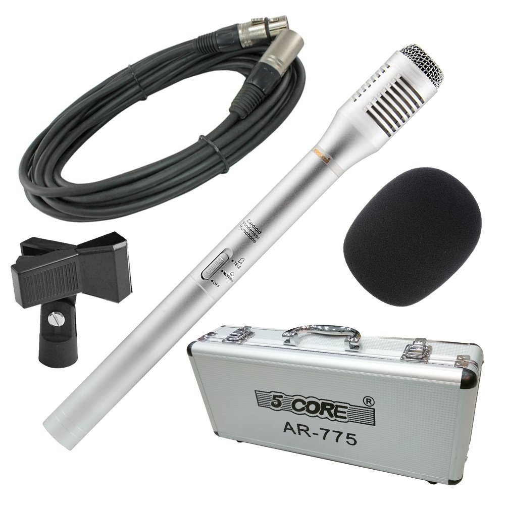 5 Core AR-775 Condenser Shotgun Microphone Pack