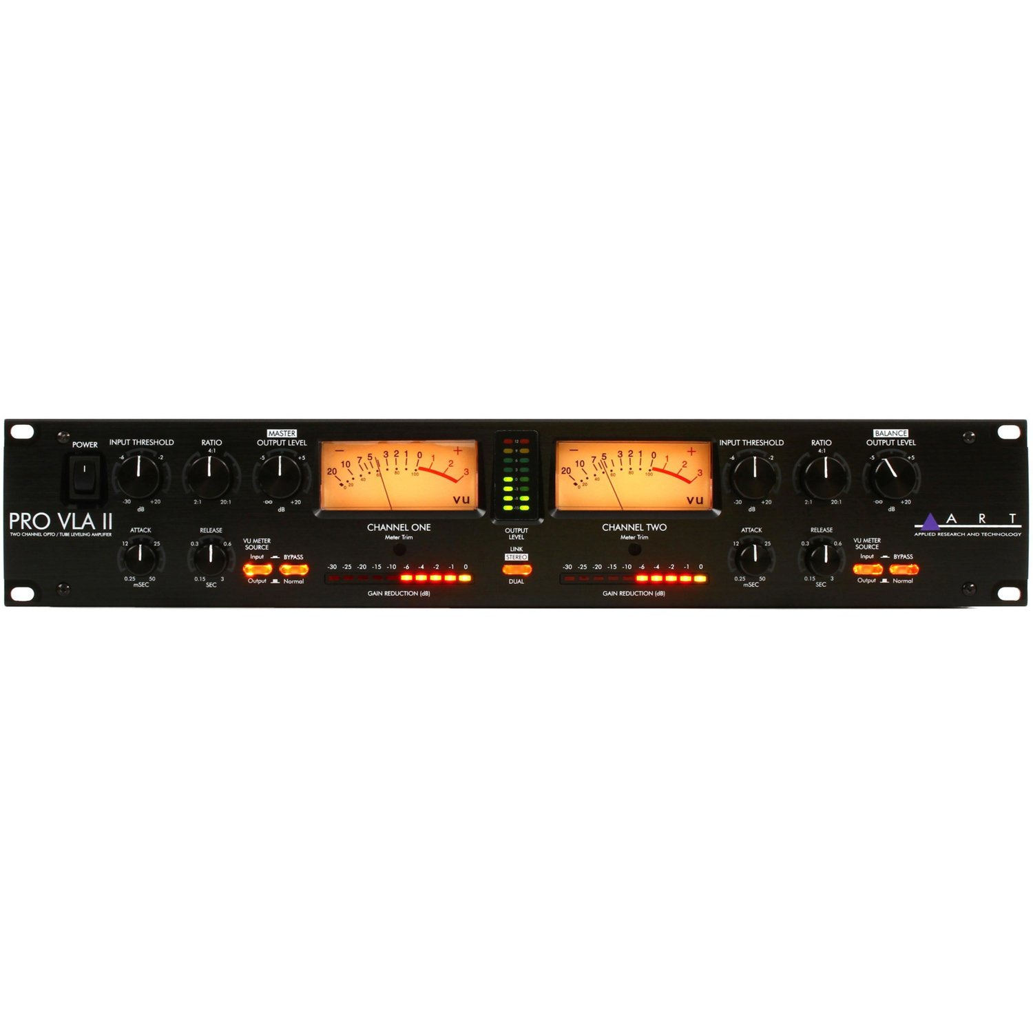 ART Pro-VLA II 2-channel Opto Tube Leveling Amplifier