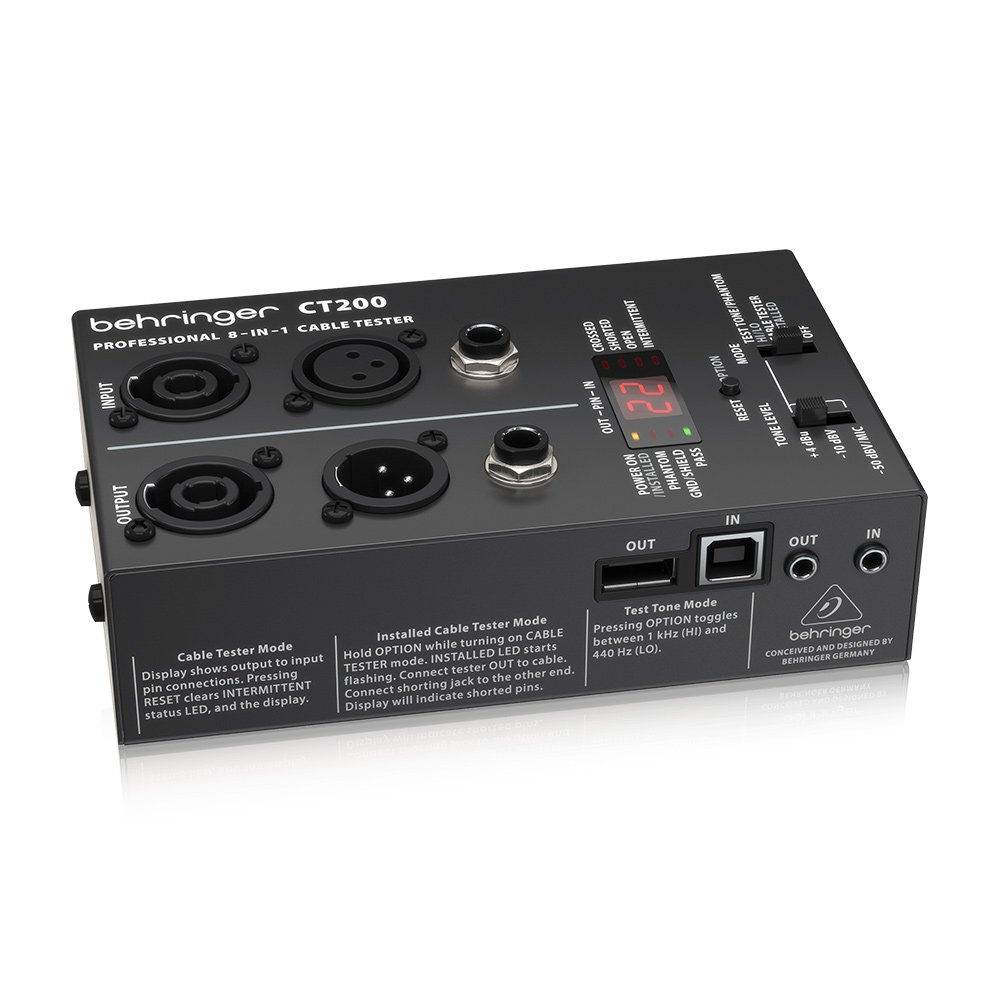 Behringer CT200 8-in-1 Cable Tester - Image 3