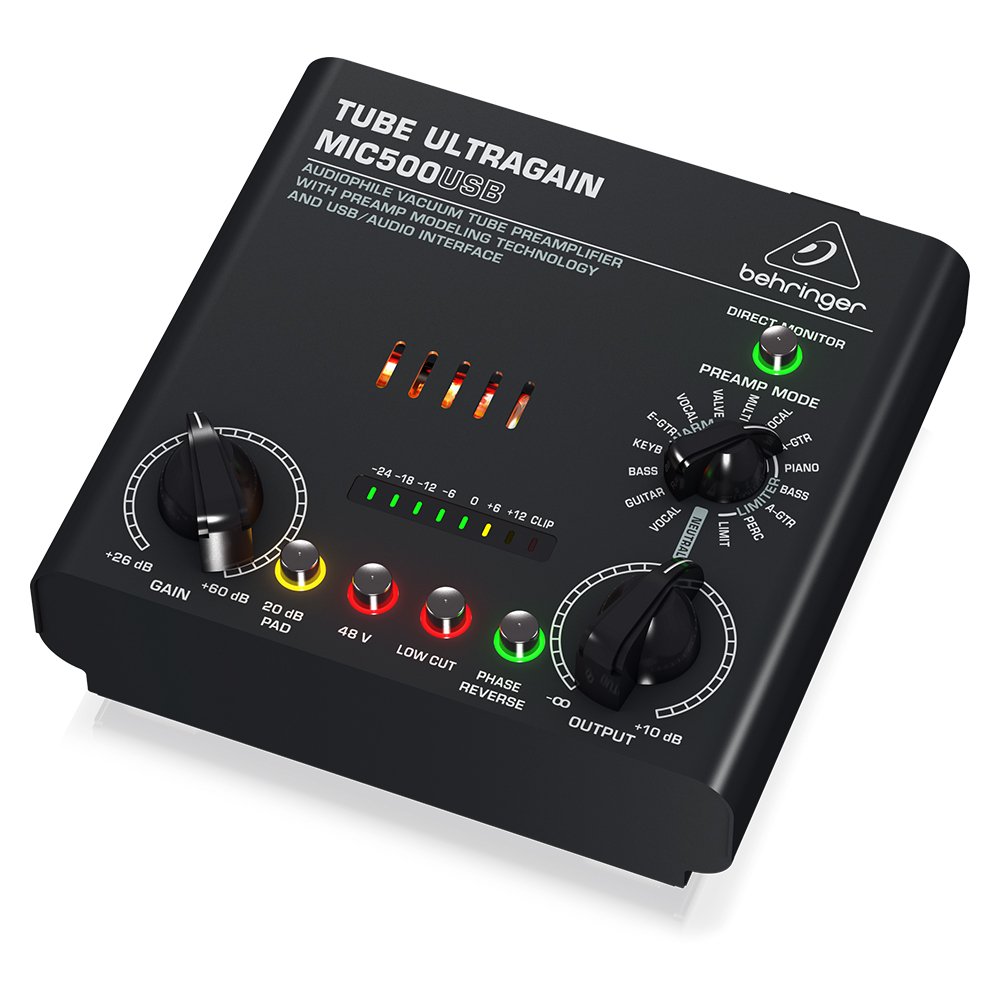 Behringer MIC500USB Tube Mic Preamp