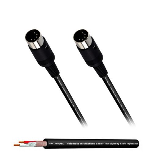 Proel MIDI Cable 5-Pin DIN Connector General MIDI