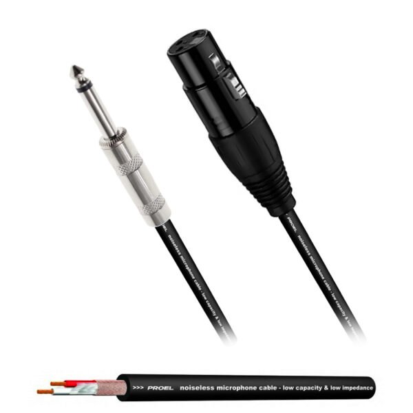 Proel XLR Female to Phono Cable